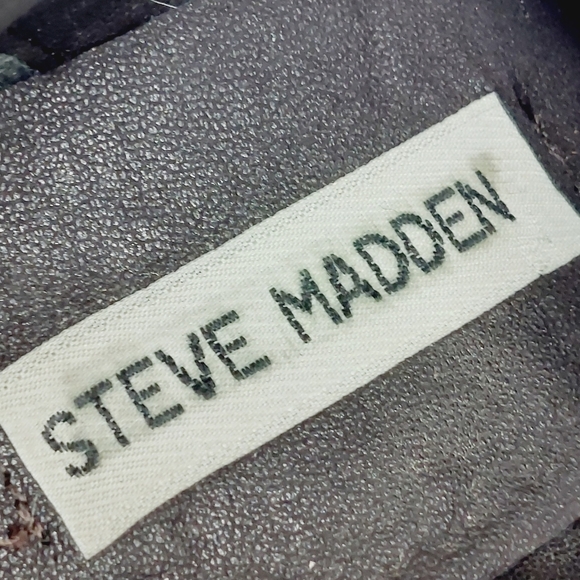 Steve Madden Adelphie Leather Almond Toe Cut Out Ankle  Booties  E979 - Picture 9 of 12